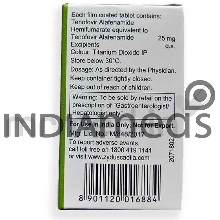 Tenohep AF 25mg Tablet
