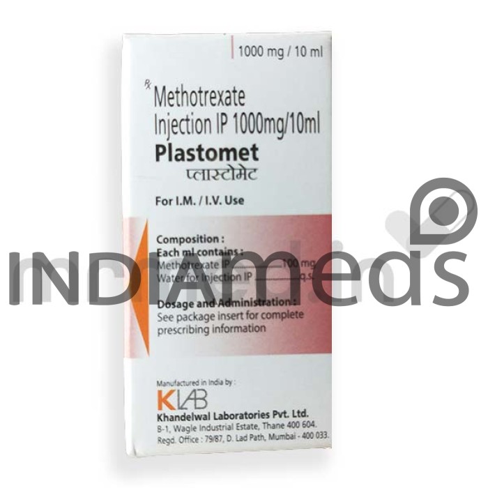 Plastomet 1000mg Injection