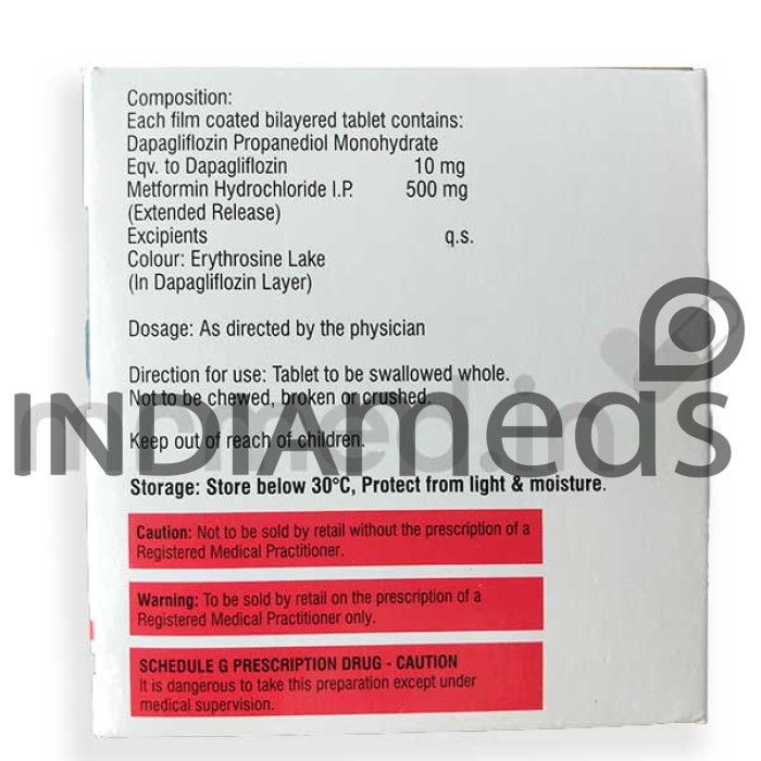 Dapnat M 10/500mg Tablet