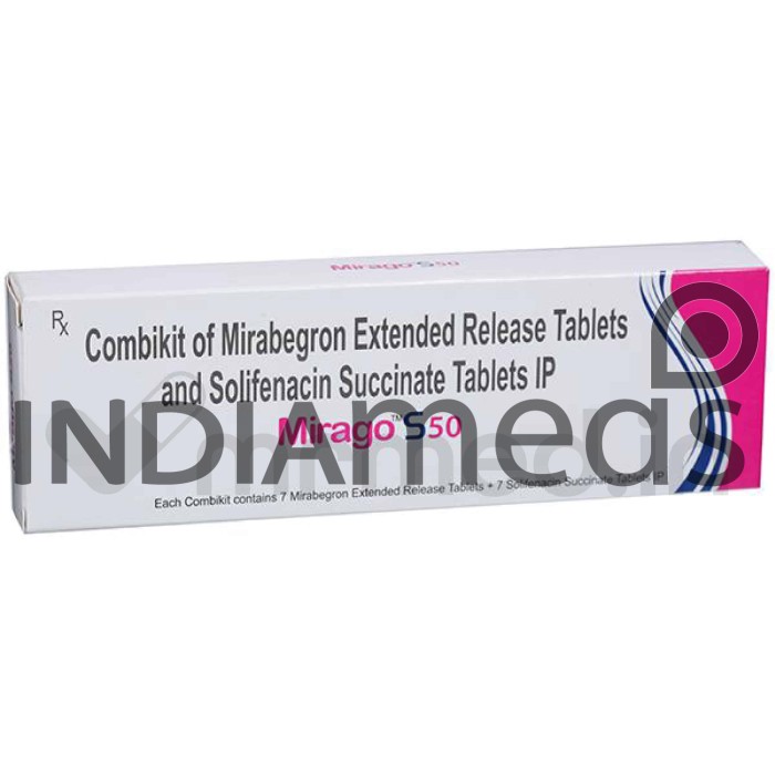 Mirago S  50mg Tablet