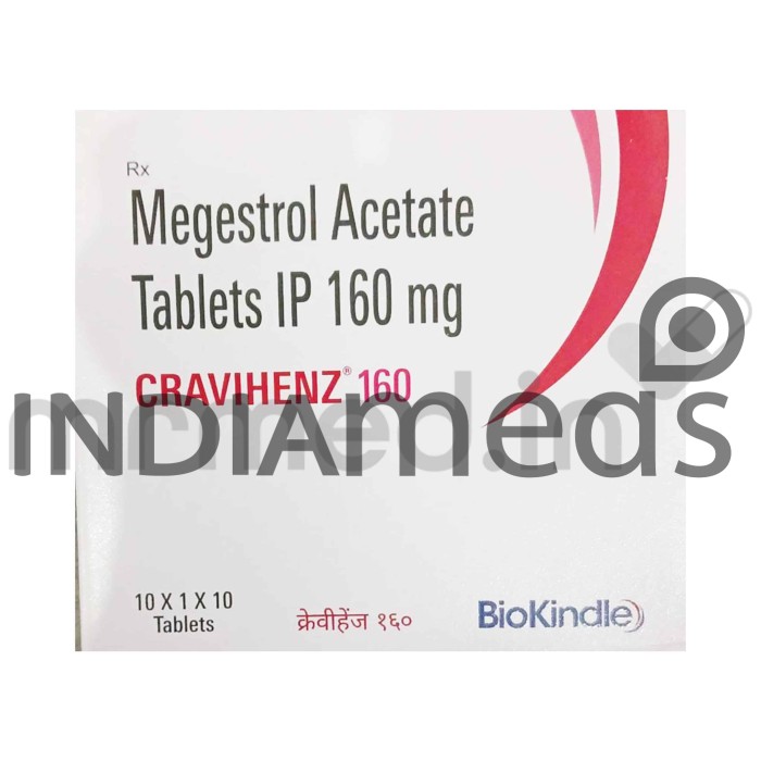 Cravihenz 160mg Tablet