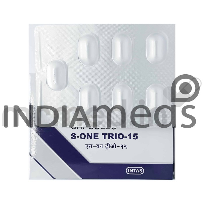 S-One Trio 15mg Capsule