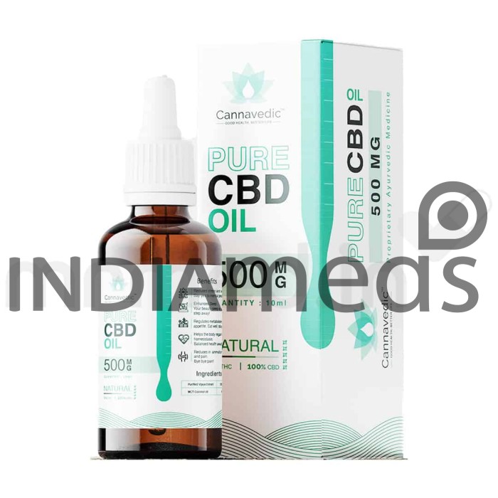 Cannavedic Pure CBD OIL 500mg 10ml