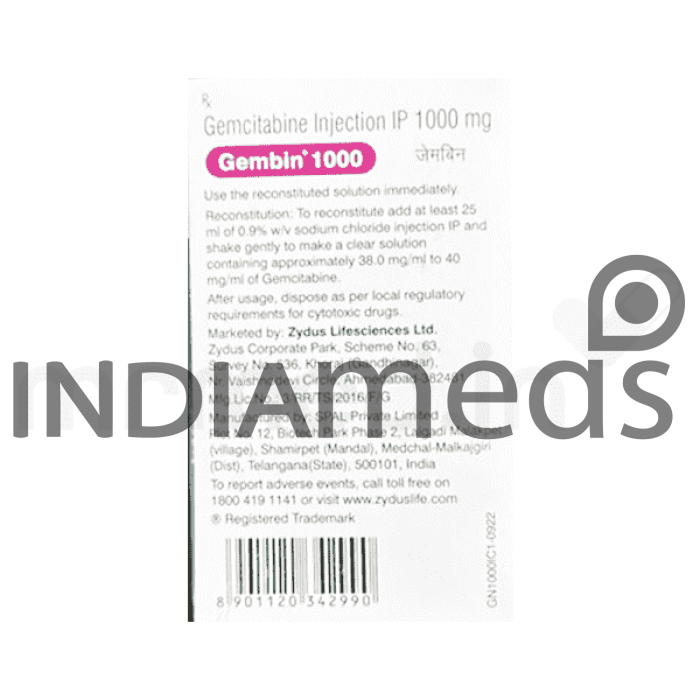 Gembin 1000mg Injection