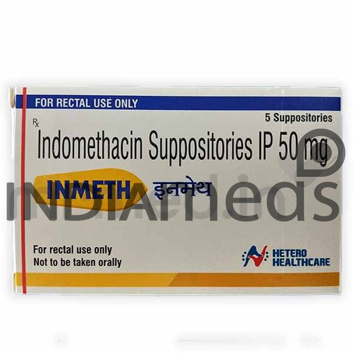Inmeth Suppository 50mg Sheet