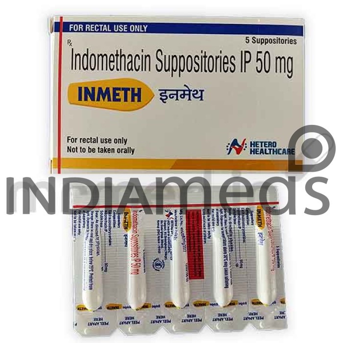 Inmeth Suppository 50mg Sheet