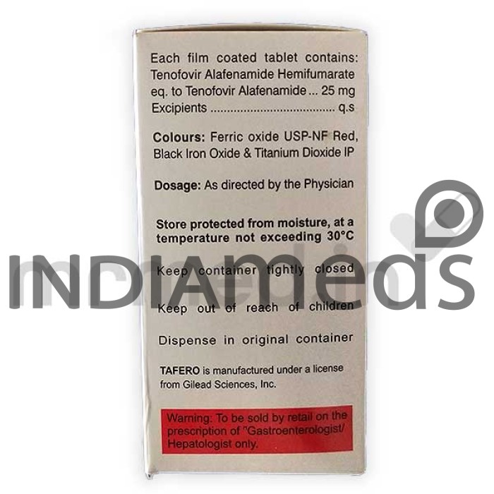 Tafero 25mg Tablet
