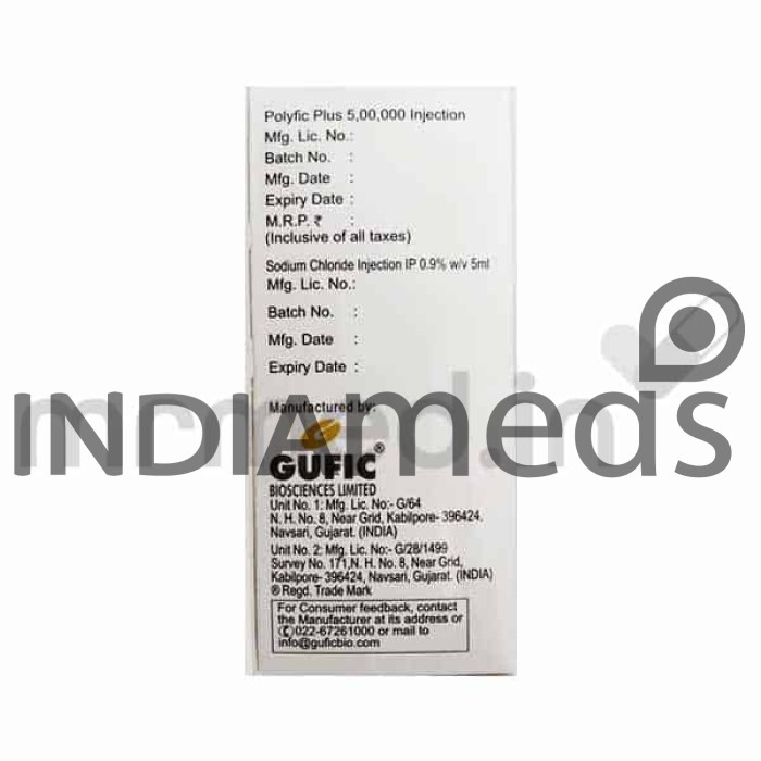 Polyfic Plus 5,00,000 IU Injection