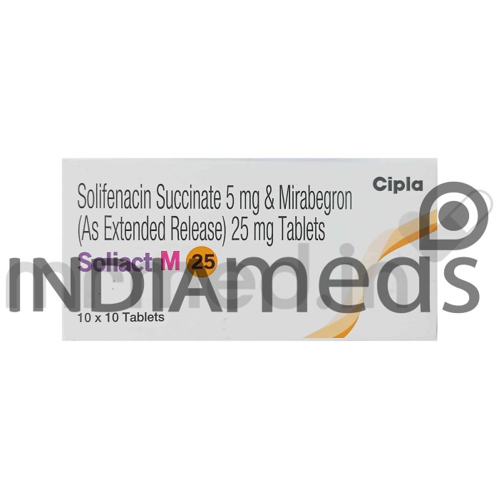 Soliact M 25mg Tablet