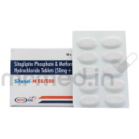 Sitanat M 50/500mg Tablet