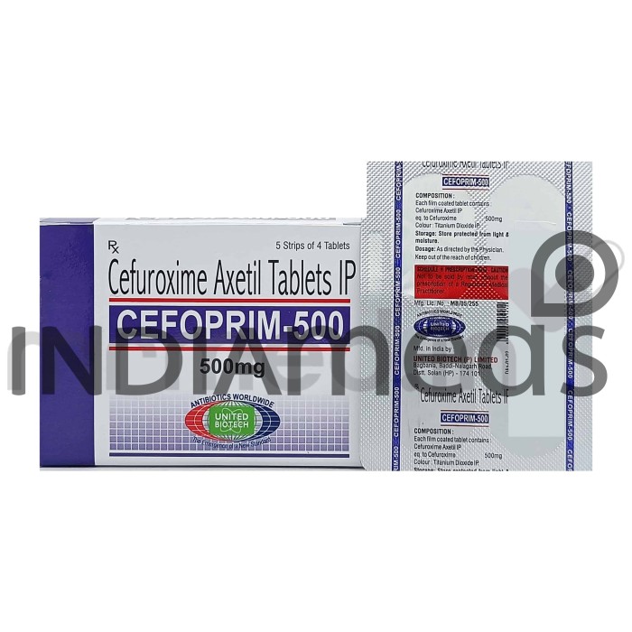 Cefoprim 500mg Tablet
