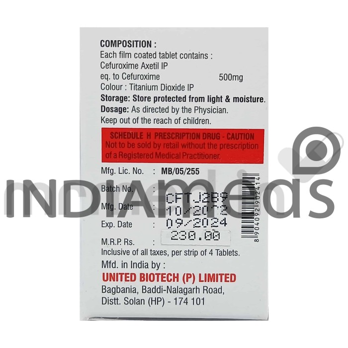 Cefoprim 500mg Tablet