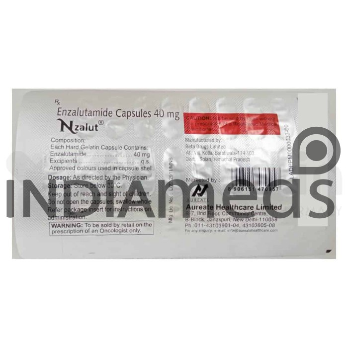 Nzalut 40mg Capsule