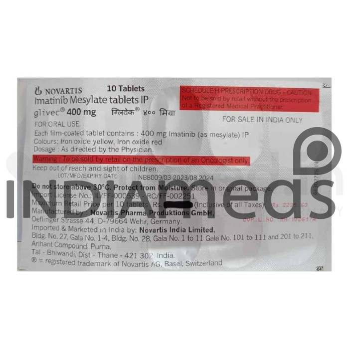 Glivec 400mg Tablet