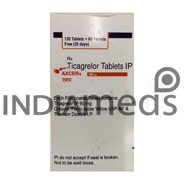 Axcer 90mg Tablet 180's