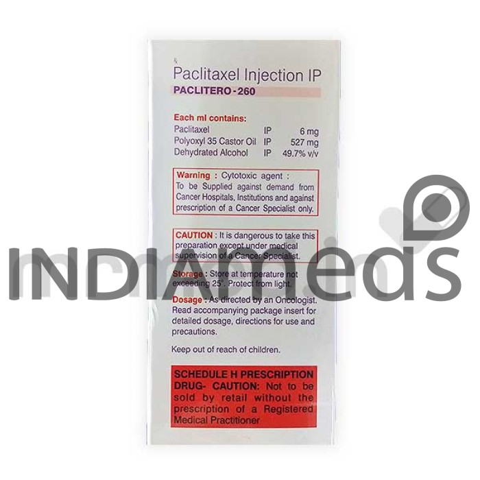 Paclitero 260mg Injection