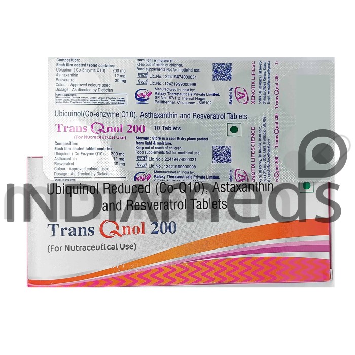 Trans-Qnol Softgel 200mg Capsule