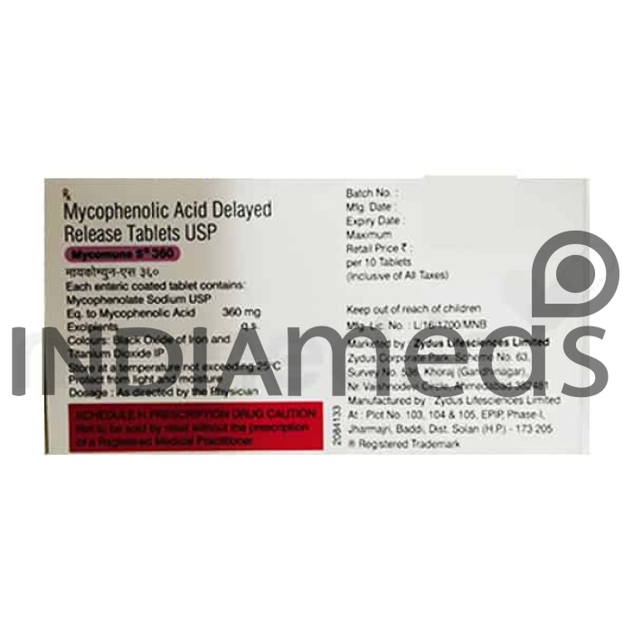 Mycomune S 360mg Tablet