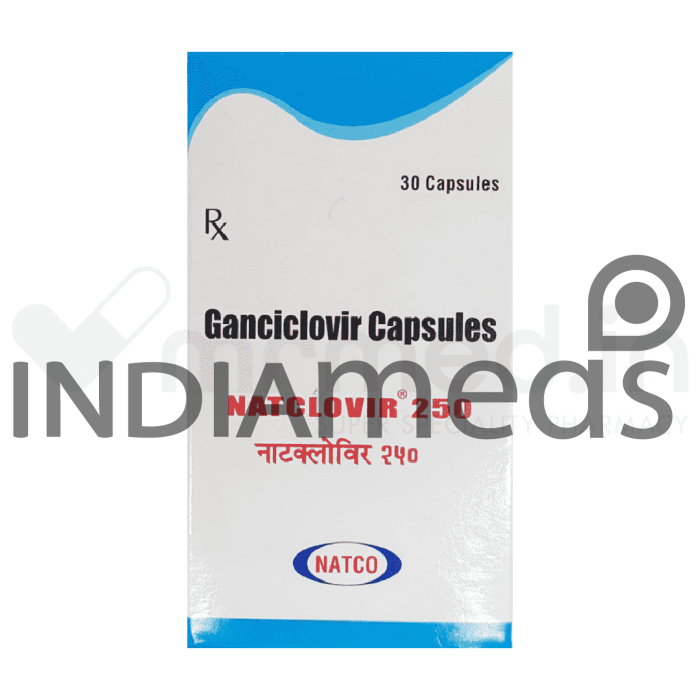 Natclovir 250mg Capsule 30's