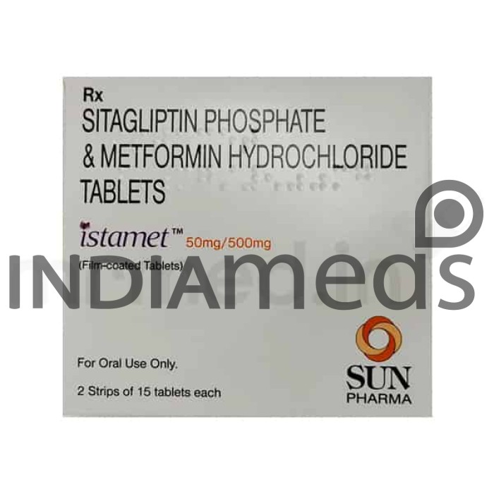 Istamet 50mg/500mg Tablet