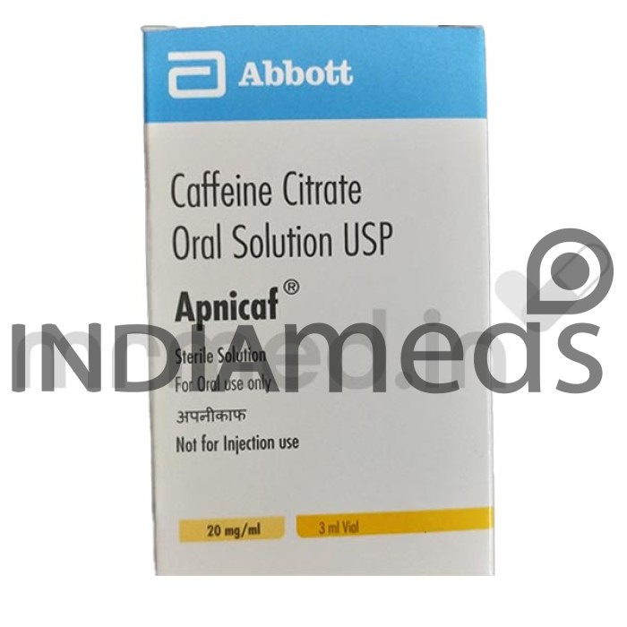Apnicaf 20mg Oral Solution 3ml
