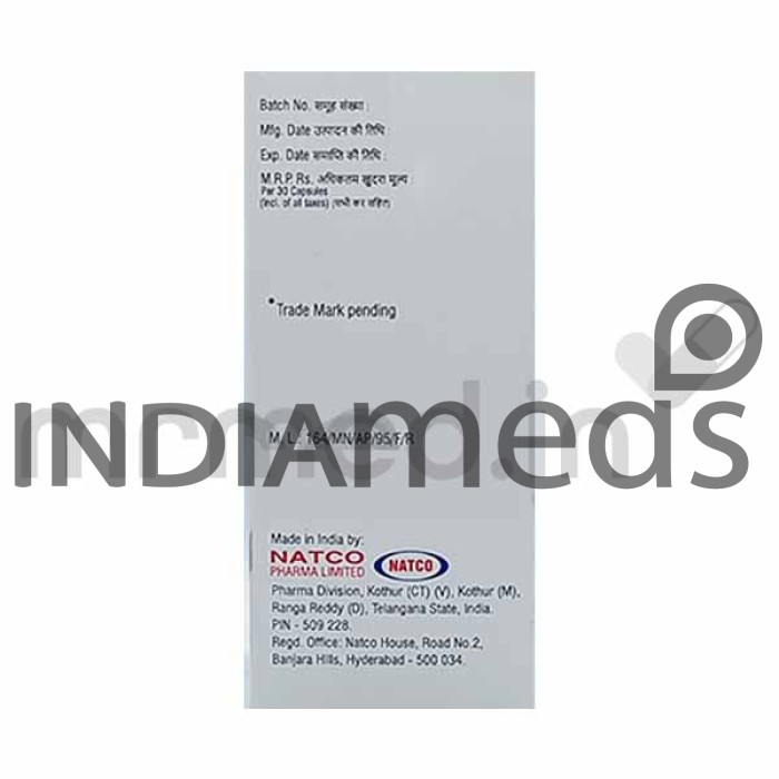 Acabrunat 100mg Capsule