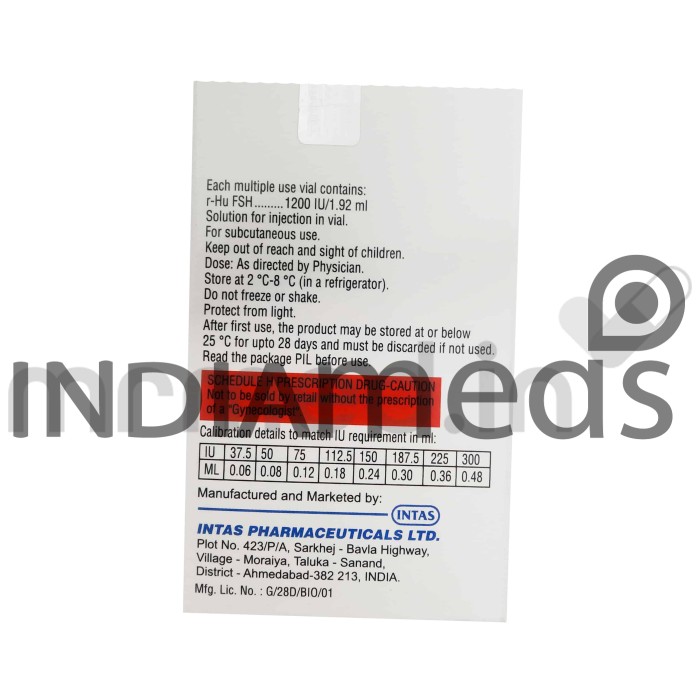 Folisurge 1200IU Injection