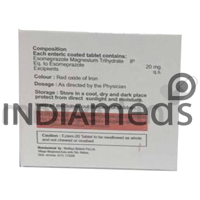 Eziem 20mg Tablet