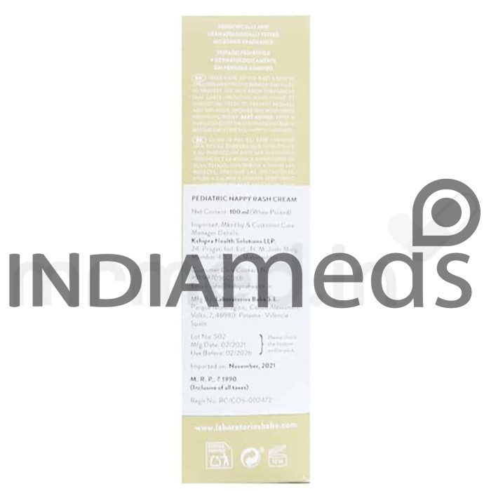 Babe Pediatric Nappy Rash Cream 100ml