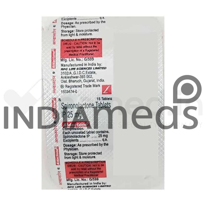 Aldactone 25mg Tablet