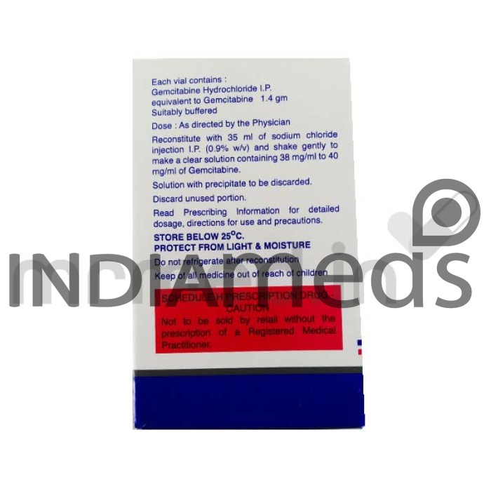 Gemitrate 1.4gm Injection