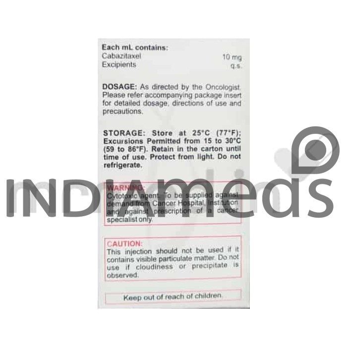 Cabazirix 60mg Injection