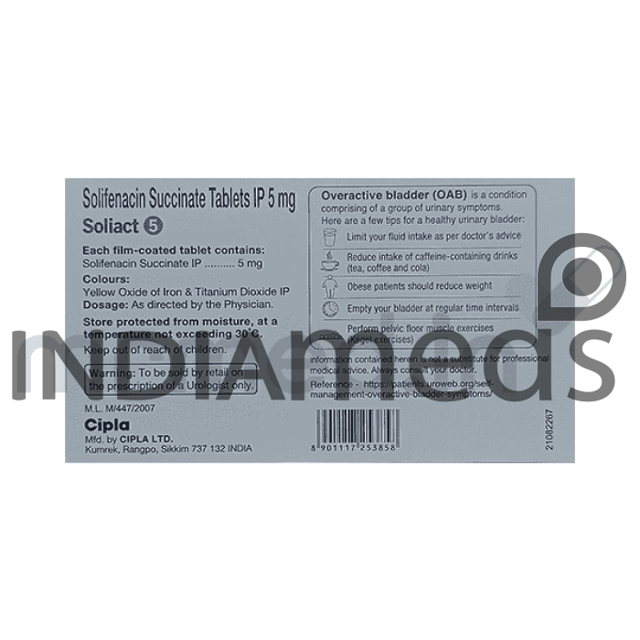 Soliact 5mg Tablet