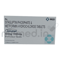 Janumet 50/1000mg Tablet