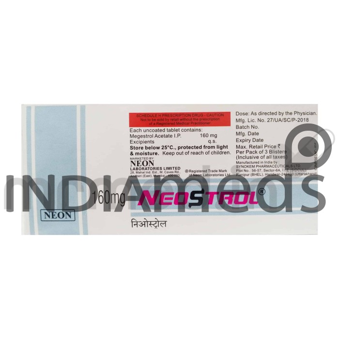 Neostrol 160mg Tablet