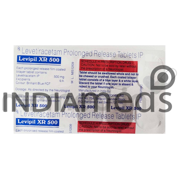 Levipil XR 500mg Tablet