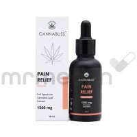 Cannabliss Pain Relief Natural 1500mg OIL 10 ml