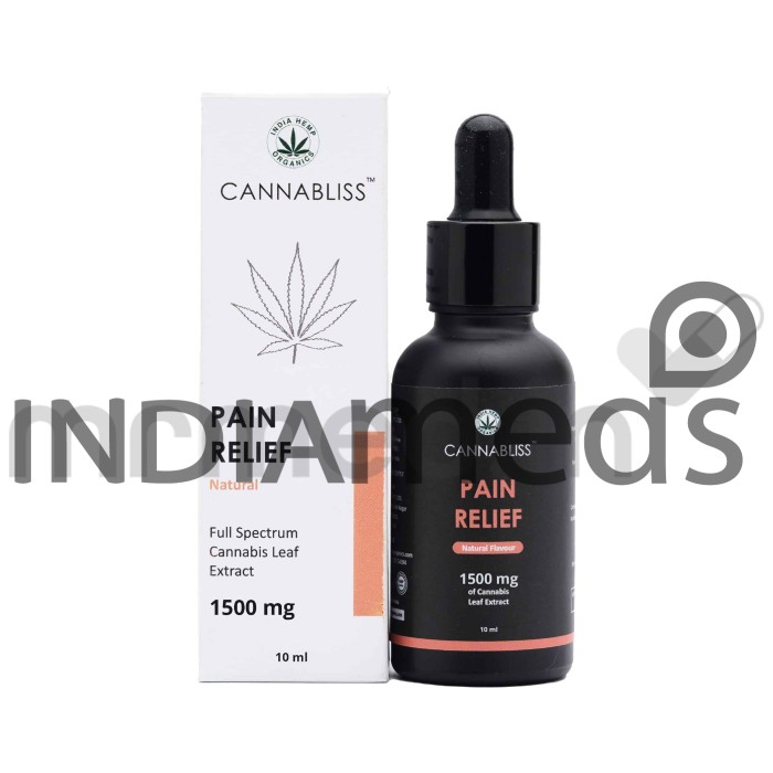 Cannabliss Pain Relief Natural 1500mg OIL 10 ml