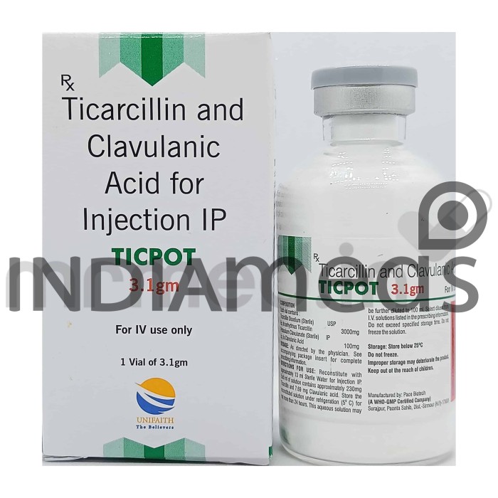 Ticpot 3.1gm Injection