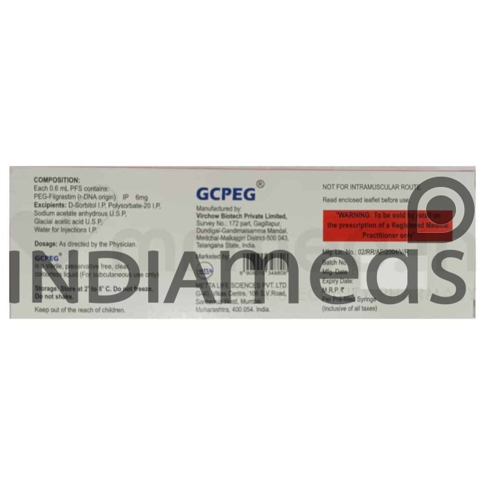 Gcpeg 6mg Injection