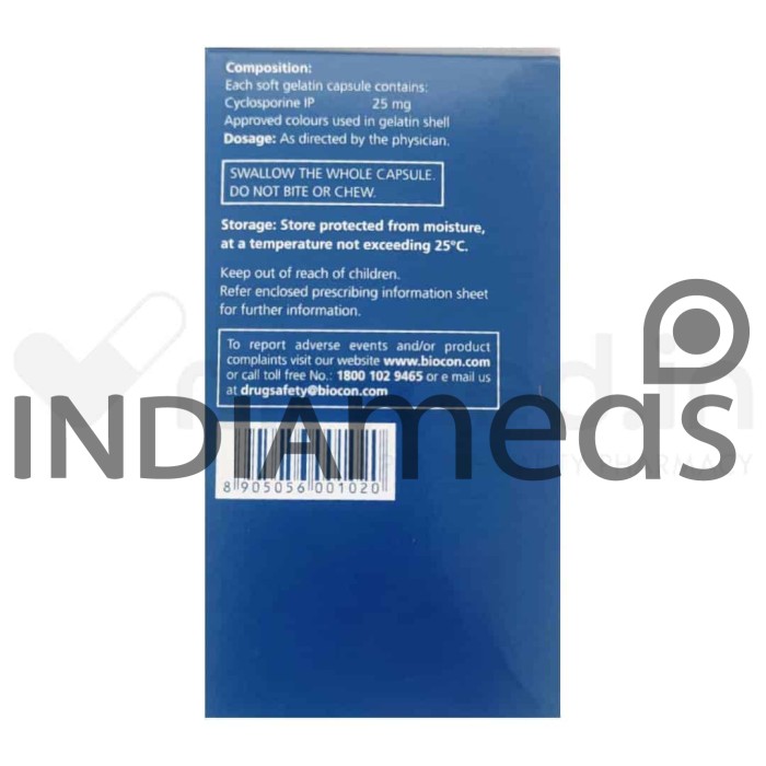Psorid 25mg Capsule