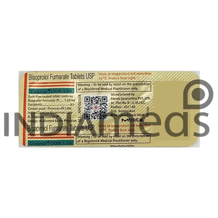 Concor COR 1.25mg Tablet