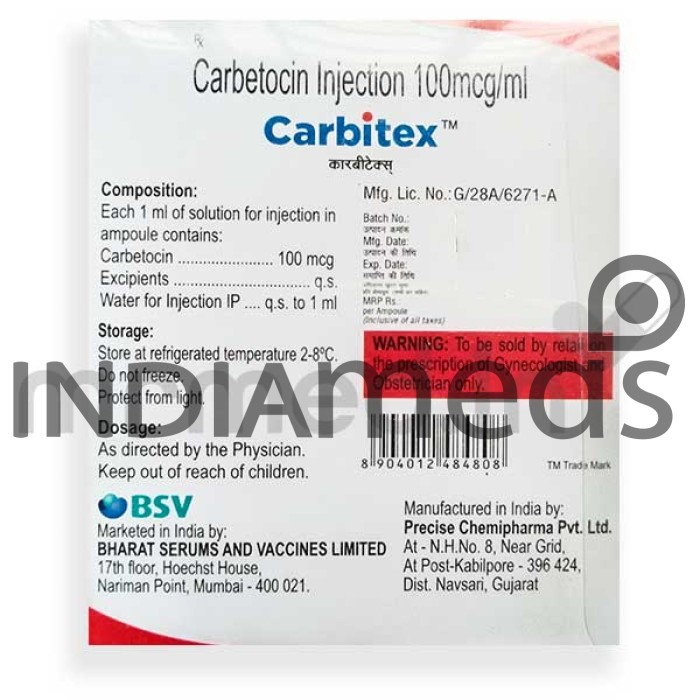Carbitex 100mcg Injection