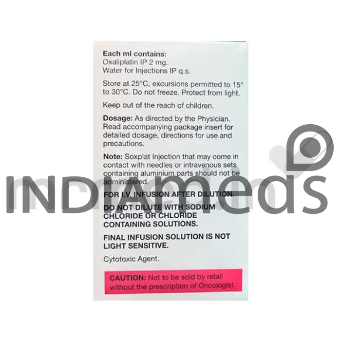 Soxplat 100mg Injection