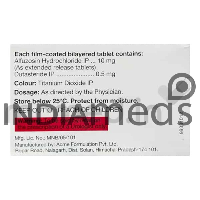 Alfusin D 10mg Tablet