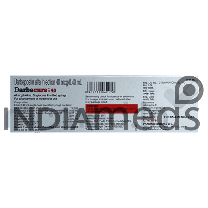 Darbecure 40mcg Injection