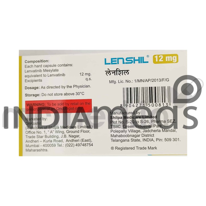 Lenshil 12mg Capsule