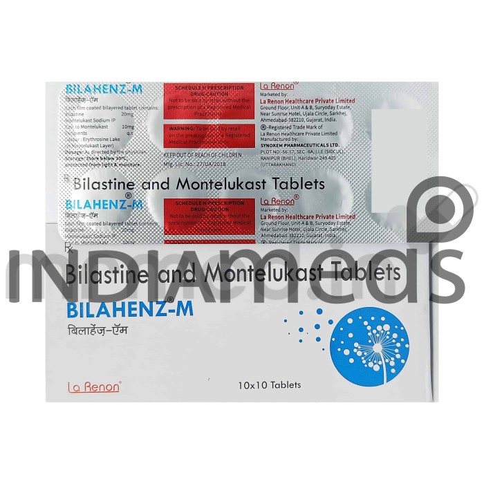 Bilahenz M 20mg Tablet