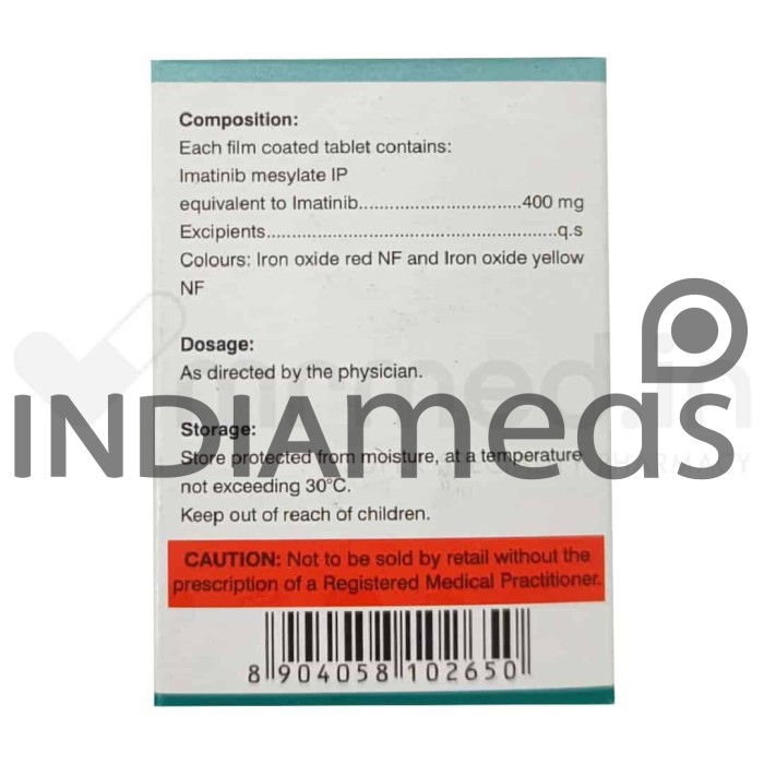 Imatirel 400mg Tablet 10's