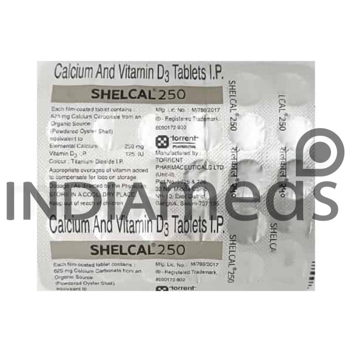 Shelcal 250mg Tablet